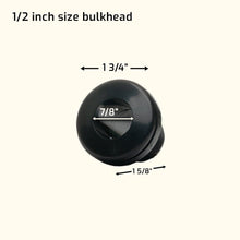 Load image into Gallery viewer, Aquarium Co-Op Parts 1/2" Aquarium Bulkhead Fitting (Slip x Slip)