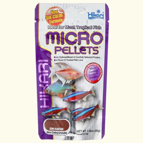 Hikari Fish Food 1.58oz Hikari Micro Pellets