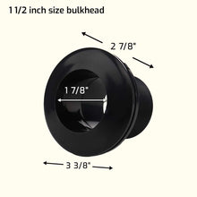 Load image into Gallery viewer, Aquarium Co-Op Parts Aquarium Bulkhead Fitting (Slip x Slip)