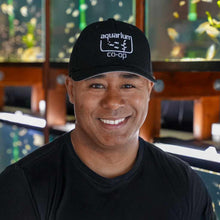 Load image into Gallery viewer, Custom Apparel Large/XL Aquarium Co-Op Black Baseball Hat