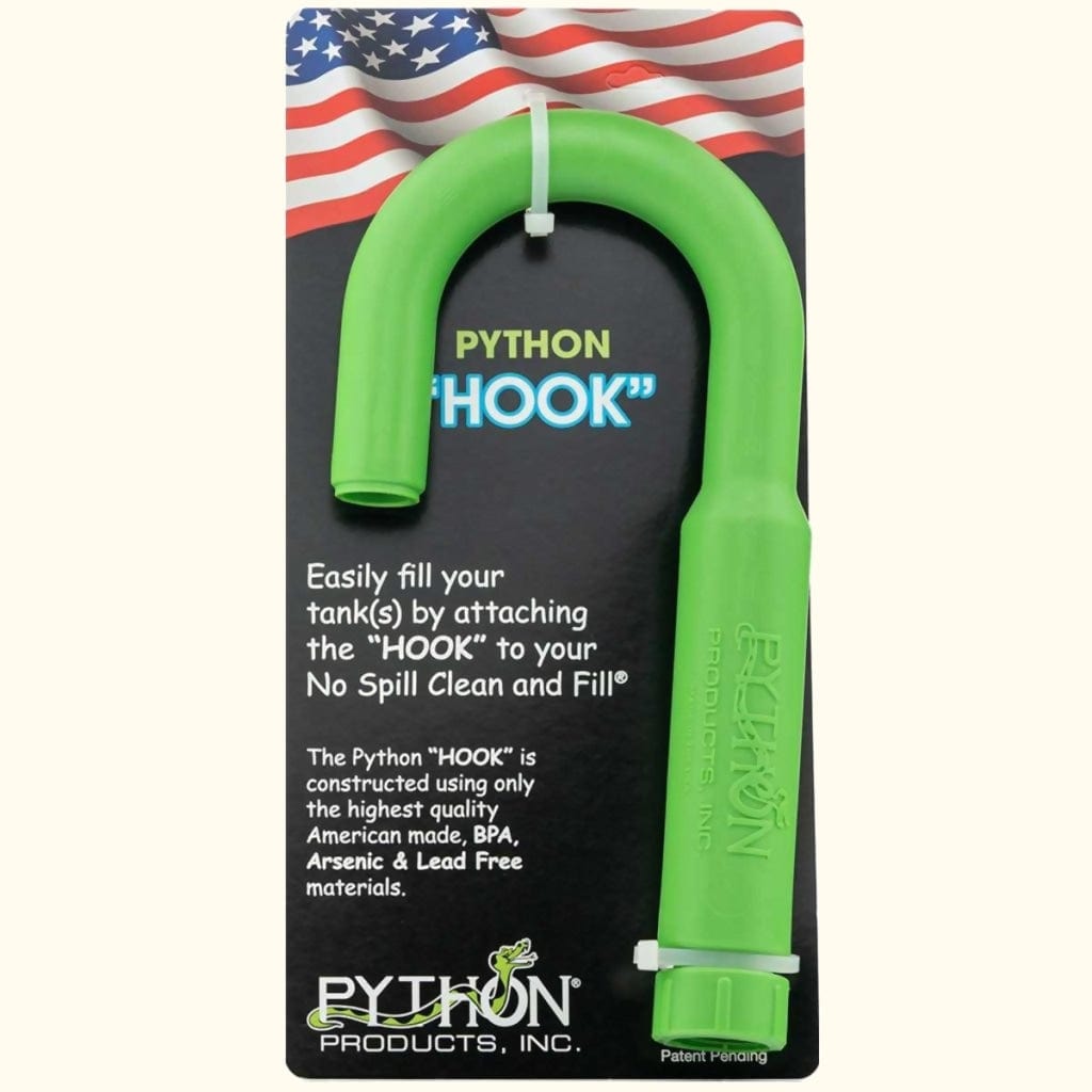 Python No Spill Clean & Fill Hook
