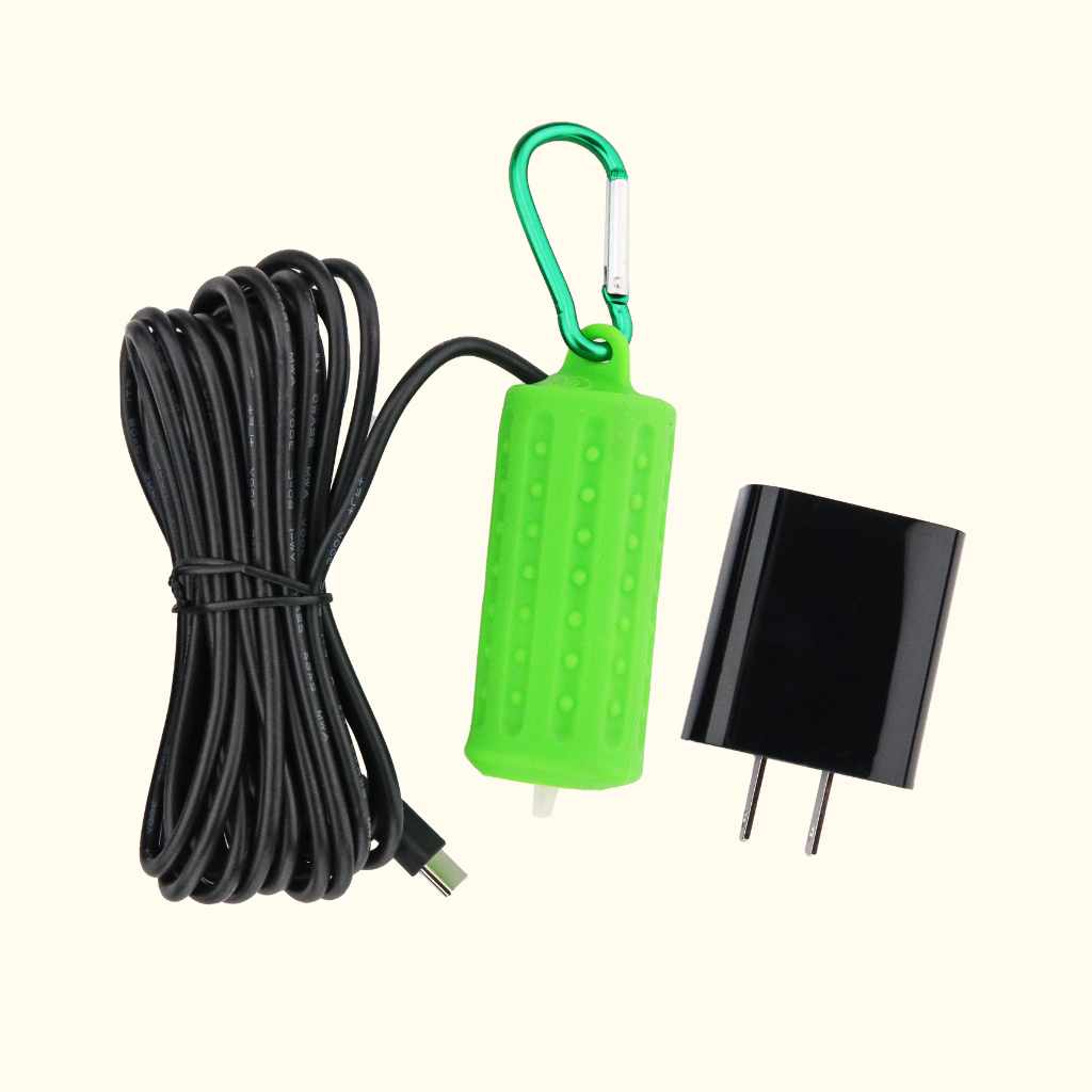 PULACO Corded Electric Ultra Quiet Aquarium Air Pump Dual Outlet, Fish Tank  Aerator Pump with Accessories, for Up to 100 Gallon Tank