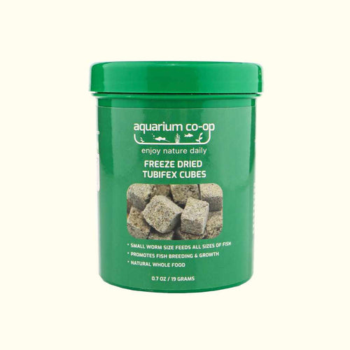 Aquarium Co-Op Fish Food 0.7 Ounces Aquarium Co-Op Freeze Dried Tubifex Worms