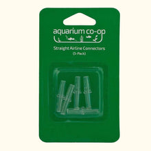 Load image into Gallery viewer, Aquarium Co-Op Air Accessories 5 PACK Straight Airline Connectors
