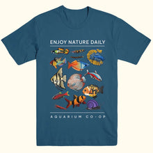 Load image into Gallery viewer, All the Fish T-Shirt - Aquarium Co - Op
