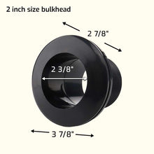 Load image into Gallery viewer, Aquarium Co-Op Parts Aquarium Bulkhead Fitting (Slip x Slip)
