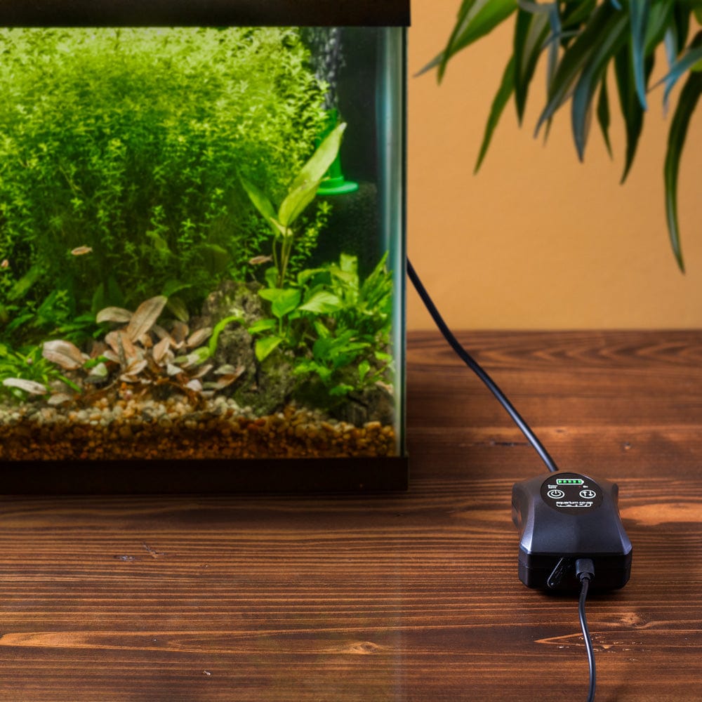Aquarium Co-op Air Pump with Battery Backup Single Outlet