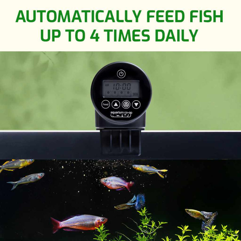 Aquarium Co-Op Auto Feeder | Automatic Fish Feeder for Fish Food