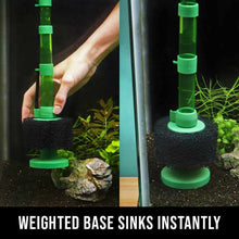 Load image into Gallery viewer, Aquarium Co-Op Filter Aquarium Co-Op Coarse Sponge Filter with Easy Flow Kit
