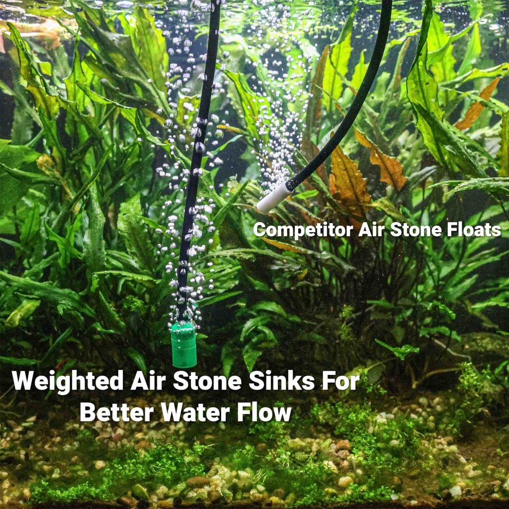 are air stones good for planted tanks Aquarium Co-Op Weighted Air Stone