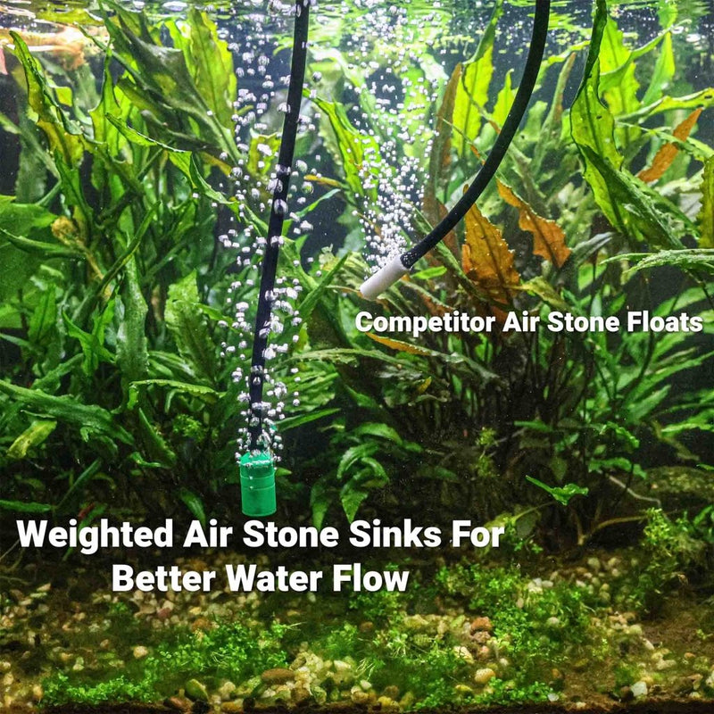 do i need air stone in planted aquarium Aquarium Co-Op Weighted Air Stone
