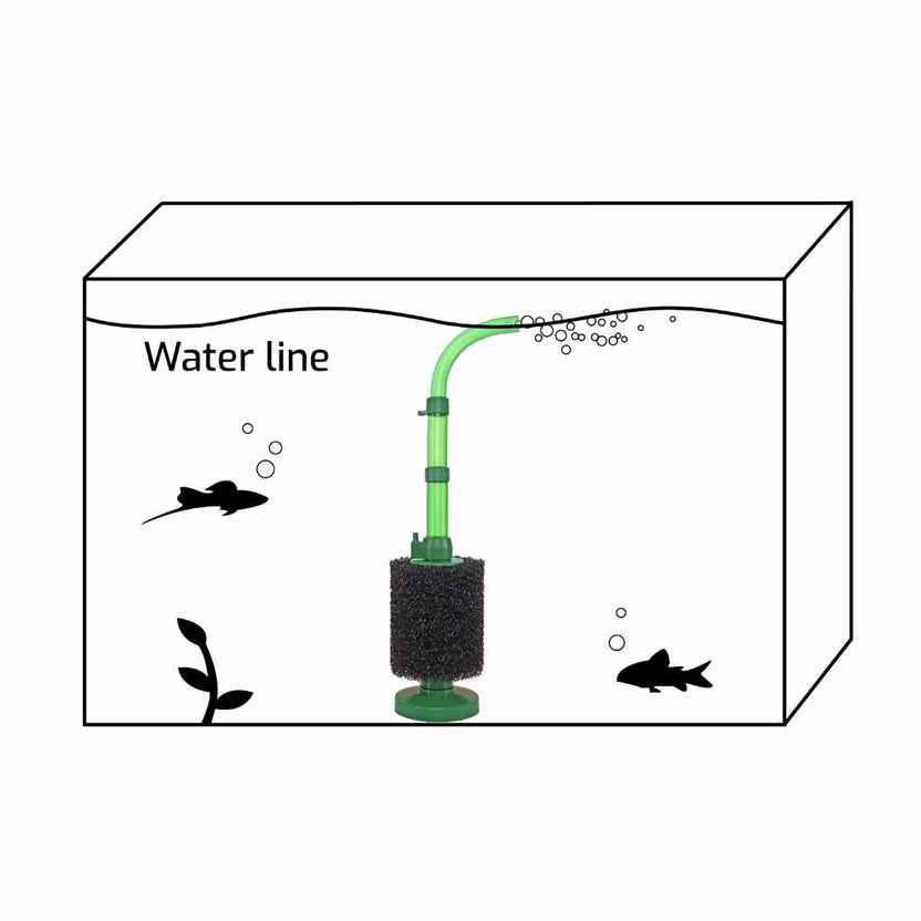 Easy Flow Sponge Filter Upgrade Kit for Aquarium CoOp Sponge Filters