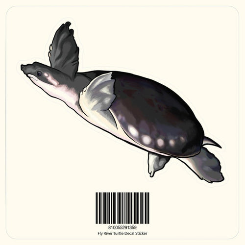 Aquarium Co-Op Merchandise Fly River Turtle Decal Sticker
