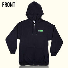 Load image into Gallery viewer, Green Puffer Hoodie - Aquarium Co - Op
