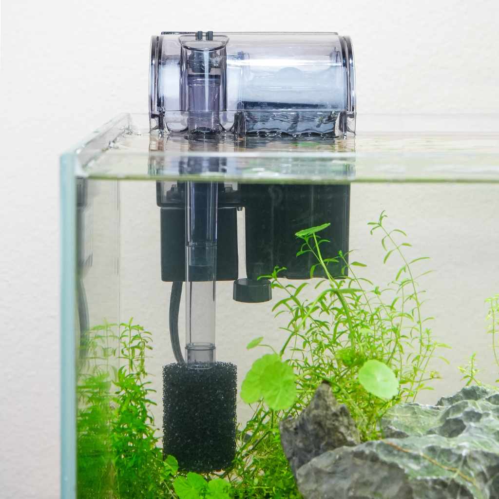 best hang on filter for planted aquarium Finnex Aquarium PF-7 HOB Filter