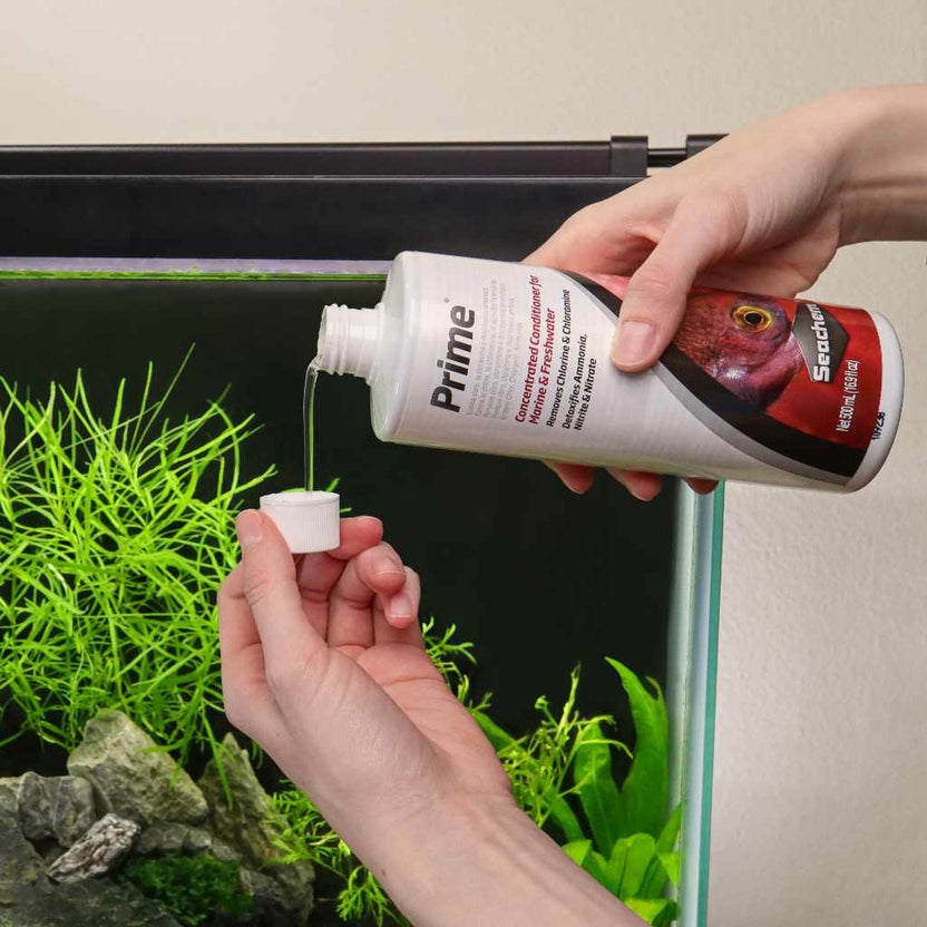 Seachem Prime Water Conditioner Fish Tank Dechlorinator Aquarium CoOp