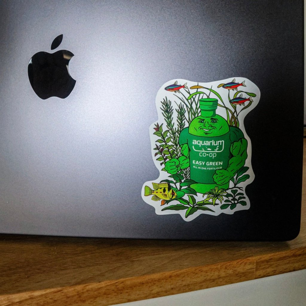 Incredible Easy Green Decal Sticker | Aquarium Co-Op Merch
