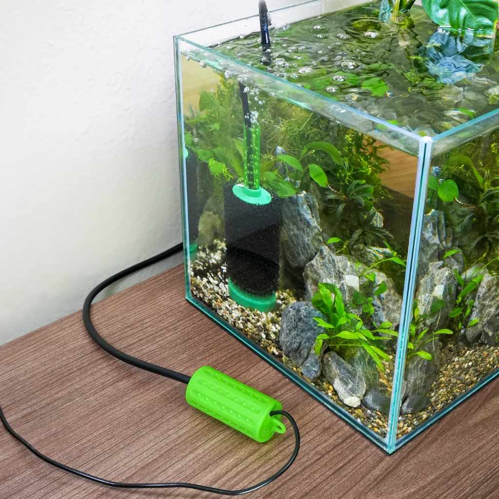 USB Nano Air Pump  Quietest Aquarium Air Pump for Fish Tanks – Aquarium  Co-Op